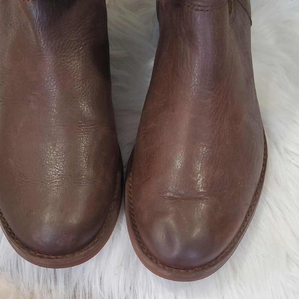 Timberland Savin Hill  Elegant Brown Chelsea Leather Ankle Booties Boots - Picture 13 of 15